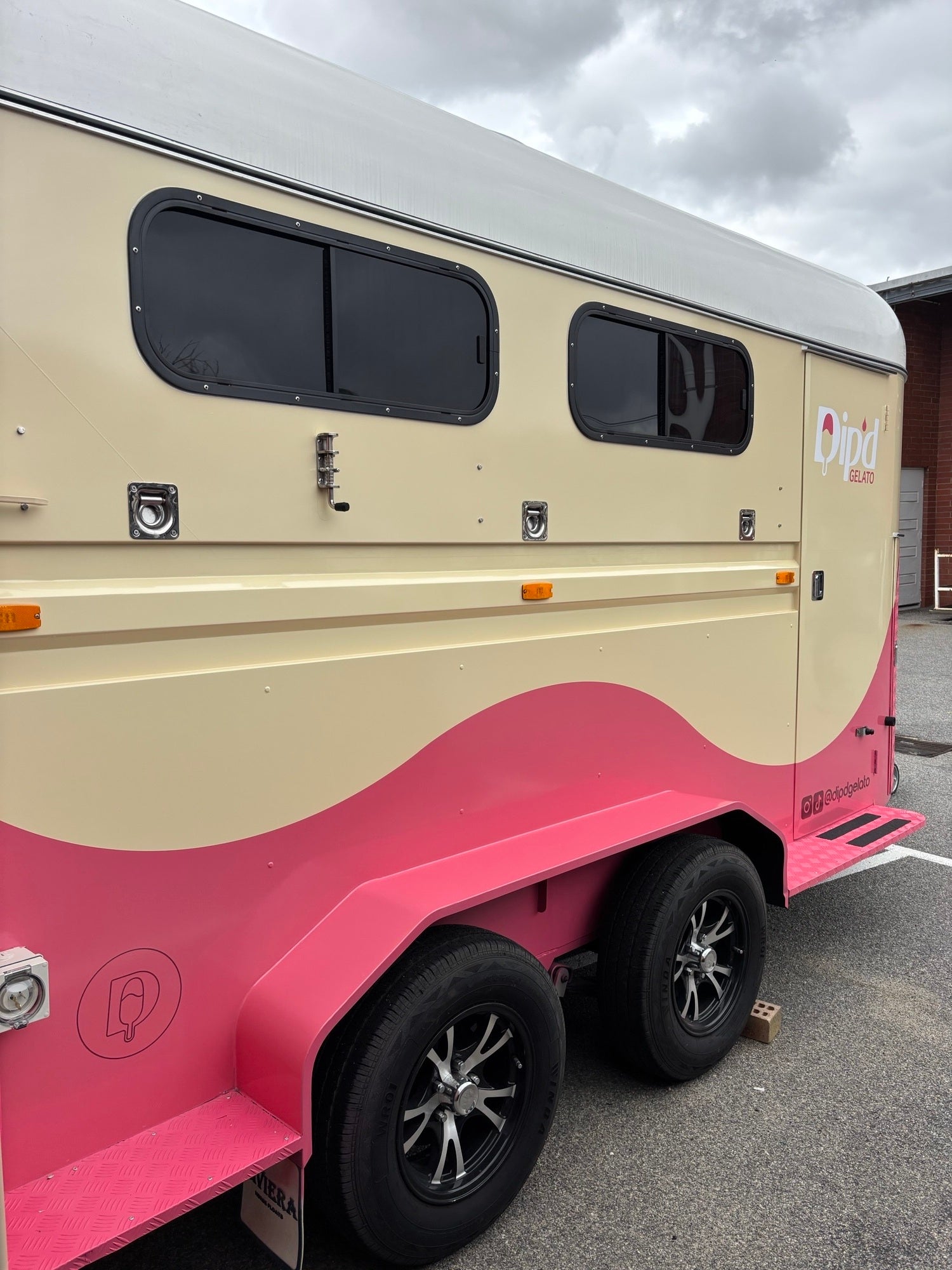 Dip'd Gelato Trailer Wrap