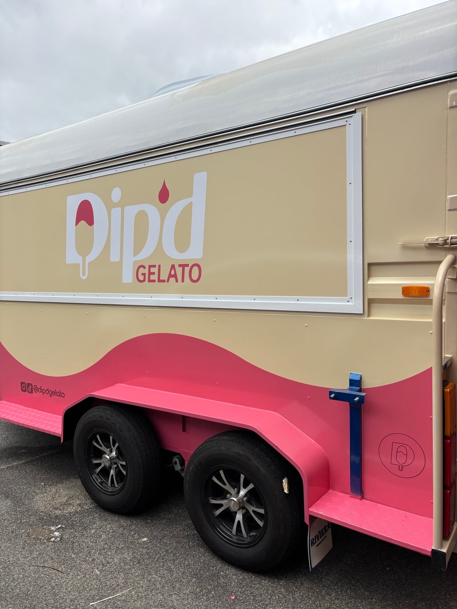 Dip'd Gelato Trailer Wrap
