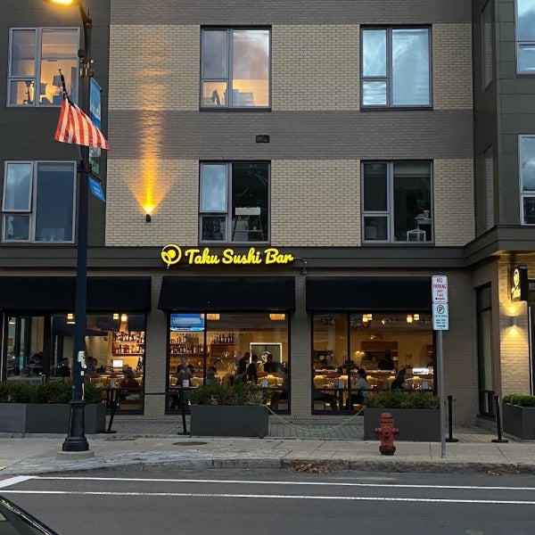 Taku Sushi Bar – Custom Restaurant Signage in Beverly, MA