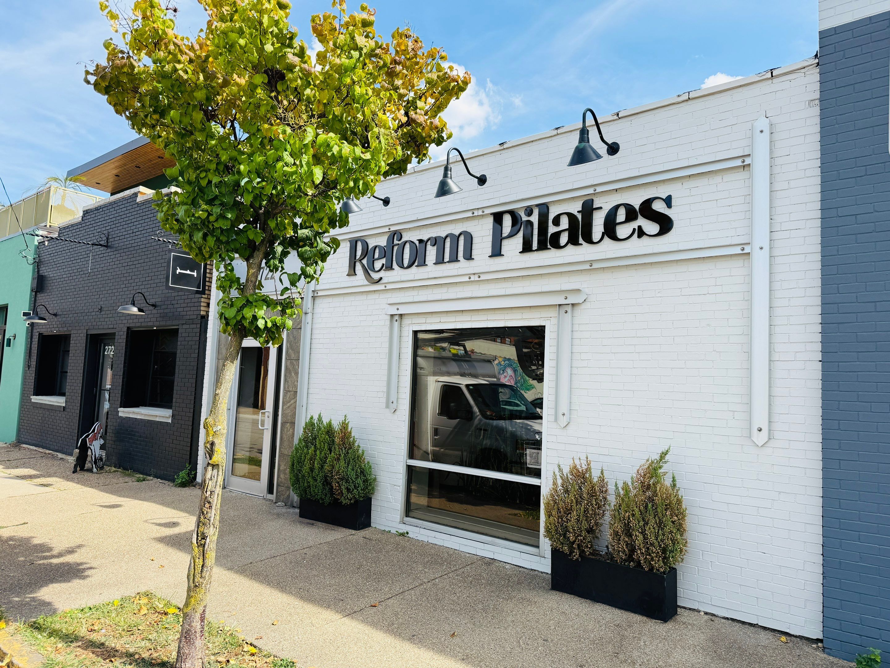 Exterior Dimensional Letters for Reform Pilates! Our newest neighbor here in the Strip District.