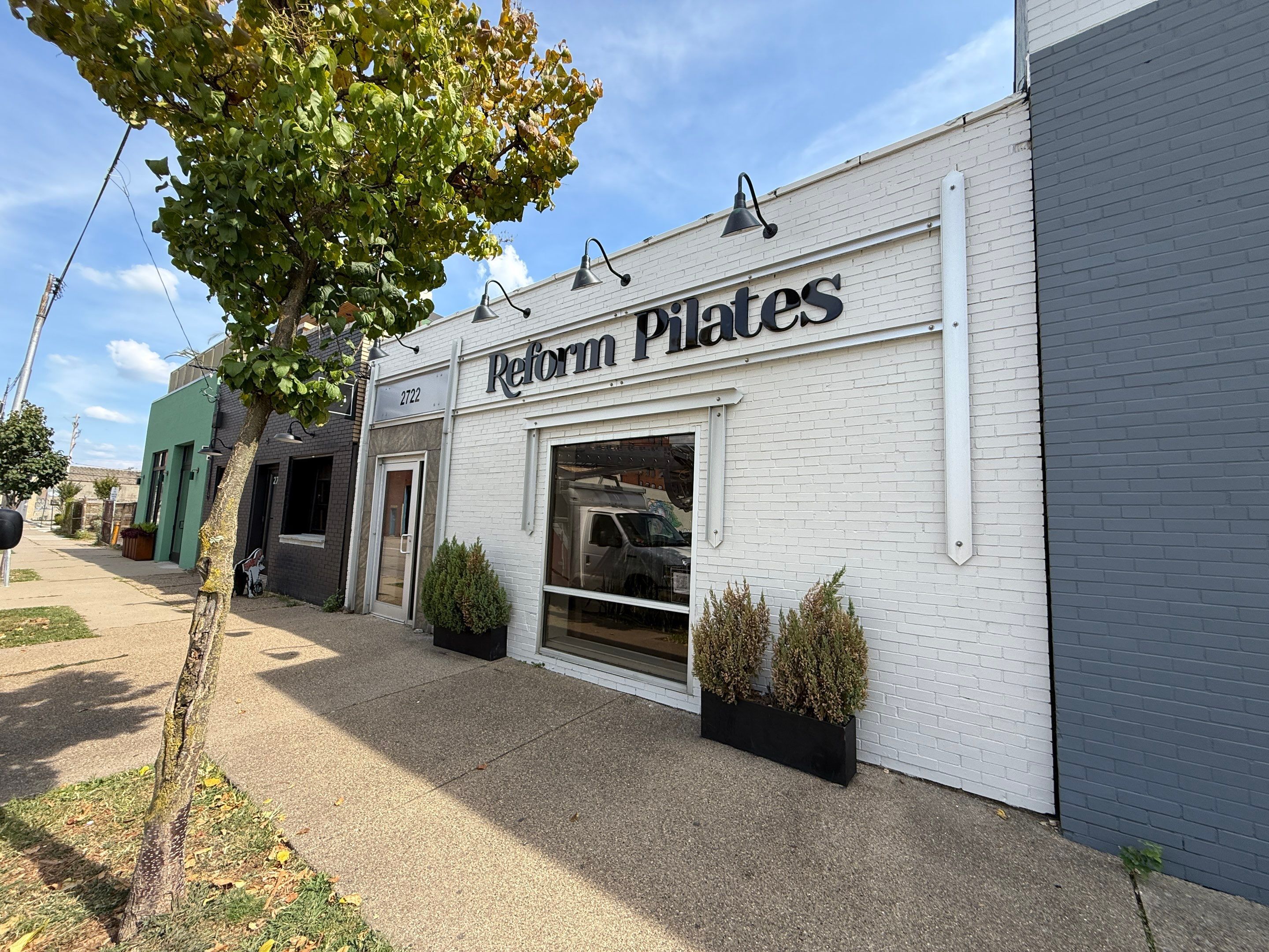Exterior Dimensional Letters for Reform Pilates! Our newest neighbor here in the Strip District.