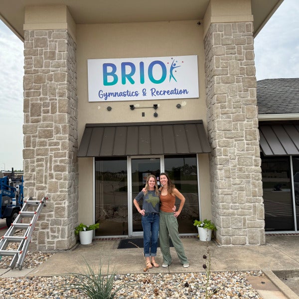 Brio Gymnastics Signs and Shirts!