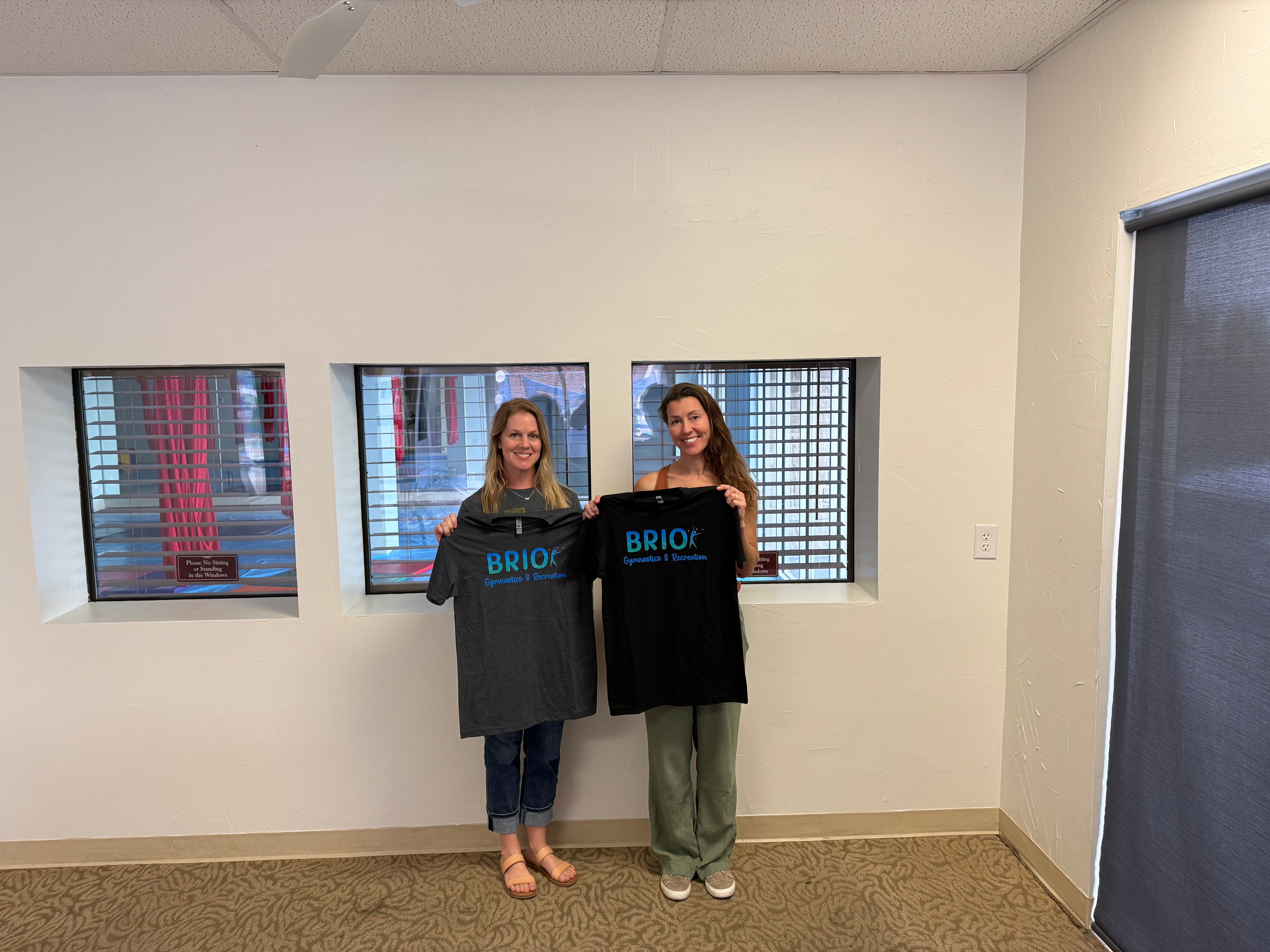 Brio Gymnastics Signs and Shirts!
