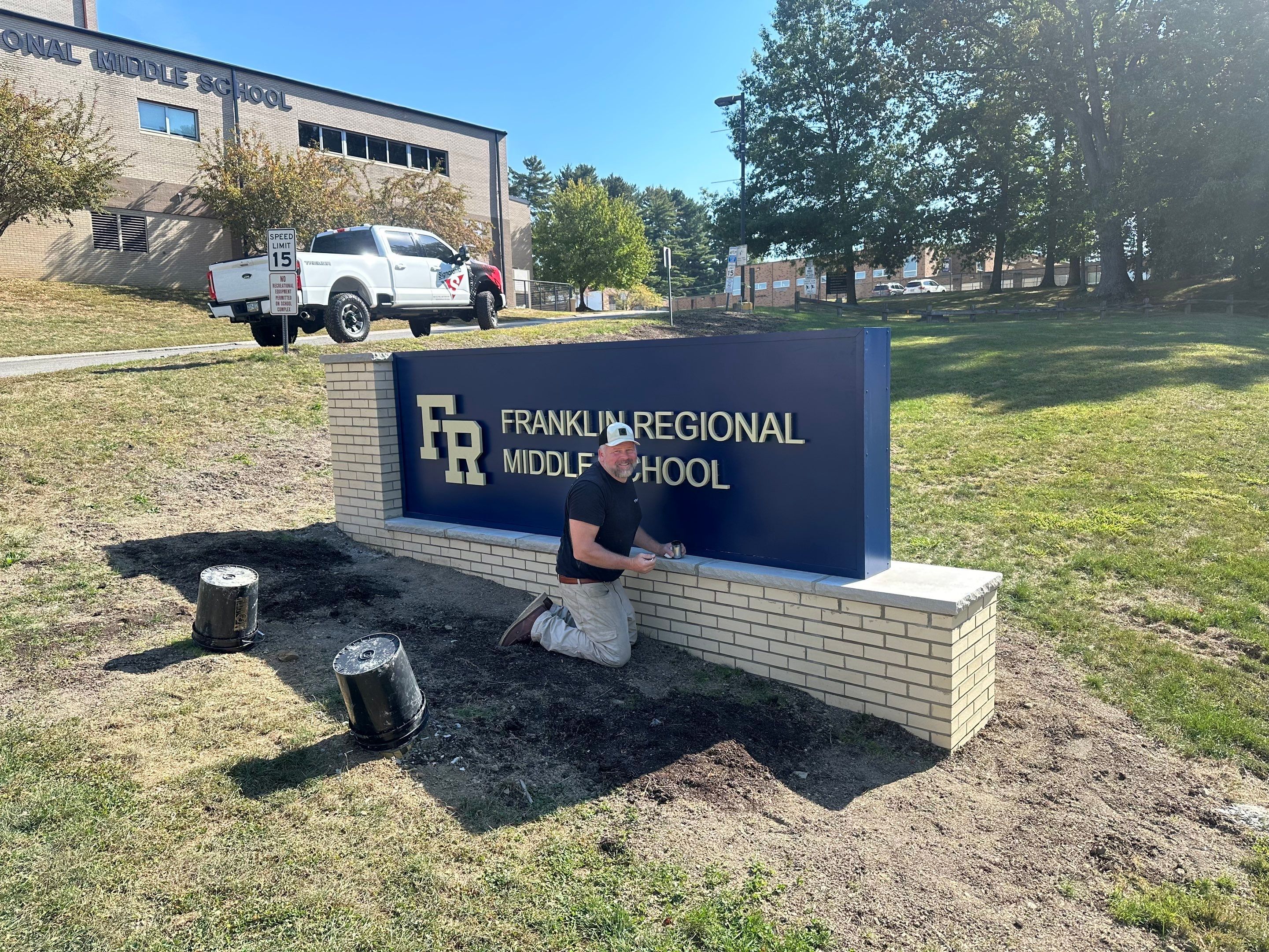 Monument Sign - Franklin Regional School District - Murrysville