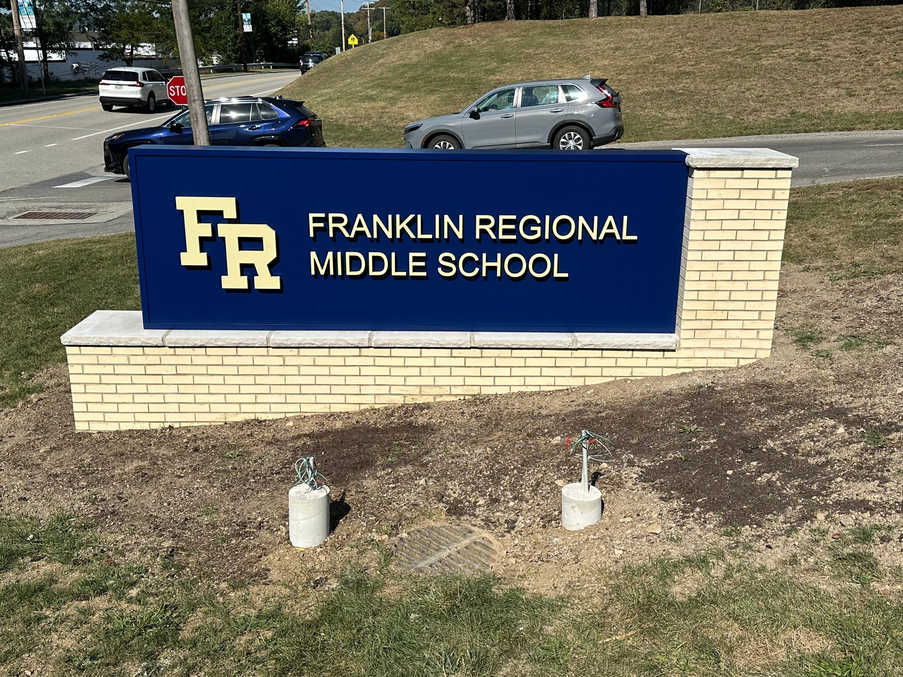 Monument Sign - Franklin Regional School District - Murrysville