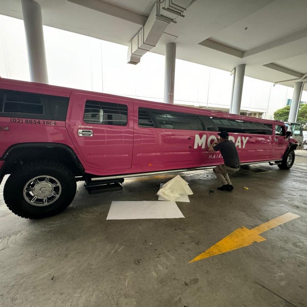 Vehicle Wrap Graphics - Stretch Hummer (7)