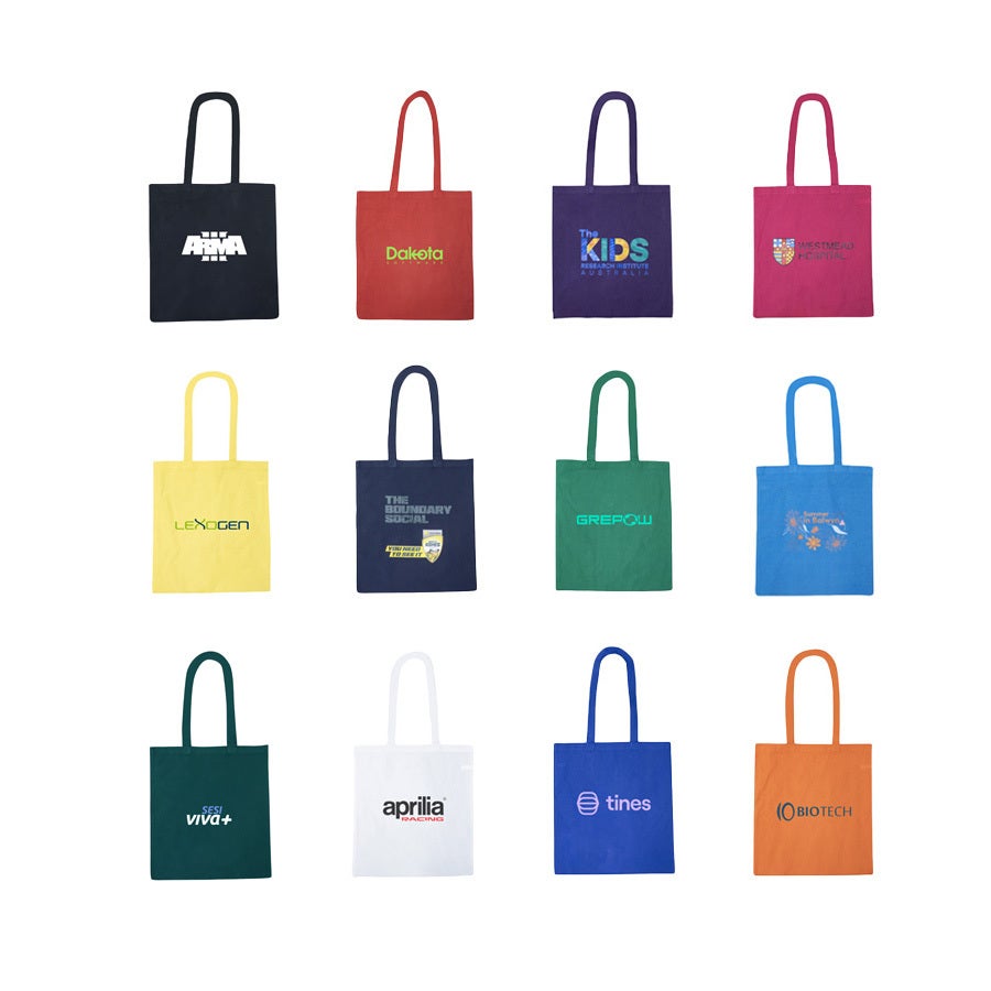Recycled Colourful Cotton Tote Bag
