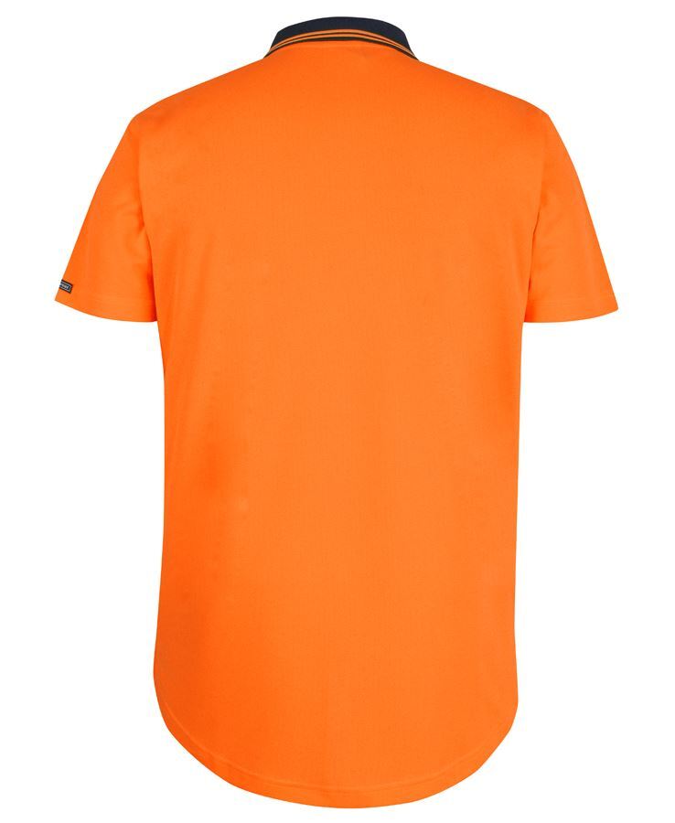 JB's Hi Vis S/S Drop Tail Polo
