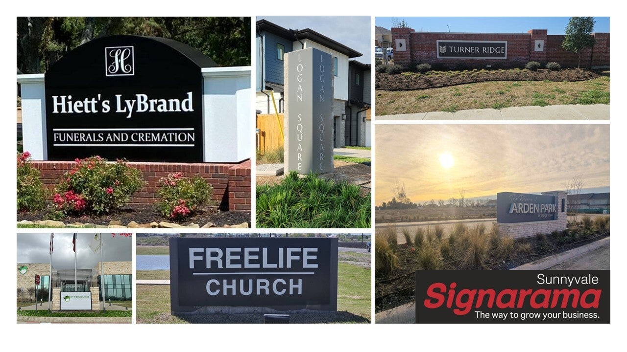 Monument Signs Built to Last in Sunnyvale & All Over DFW and East Texas!
