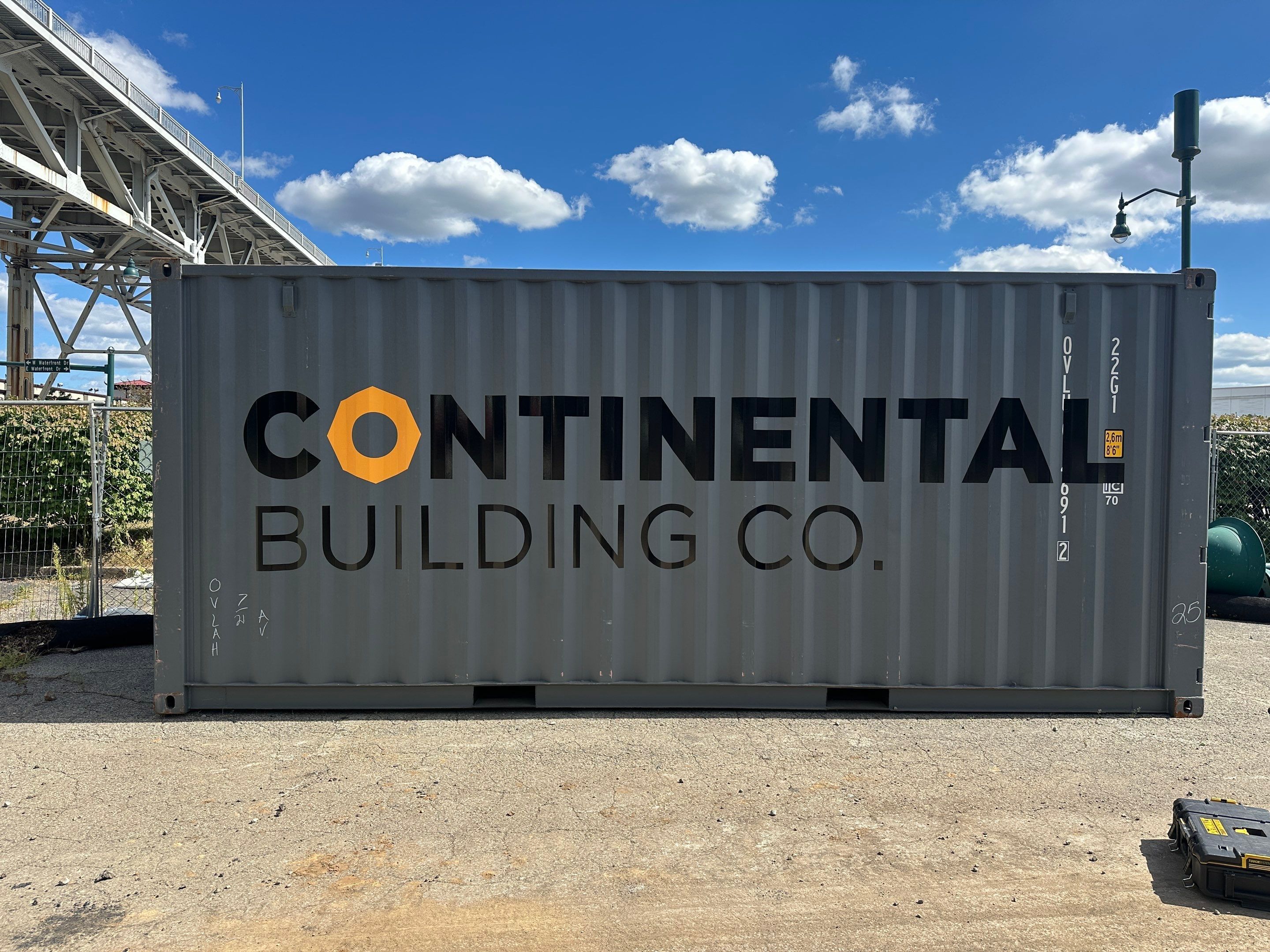 Construction Site Signage: Post & Panel and Container Graphics in Mars, PA
