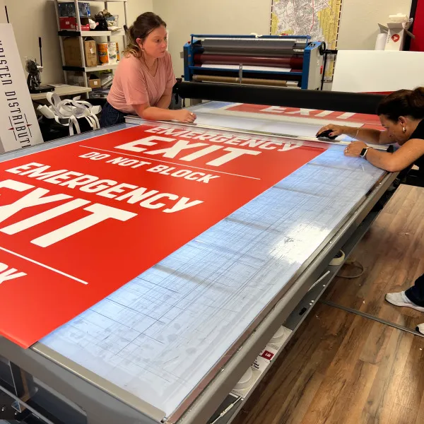 custom Coro plastic signs