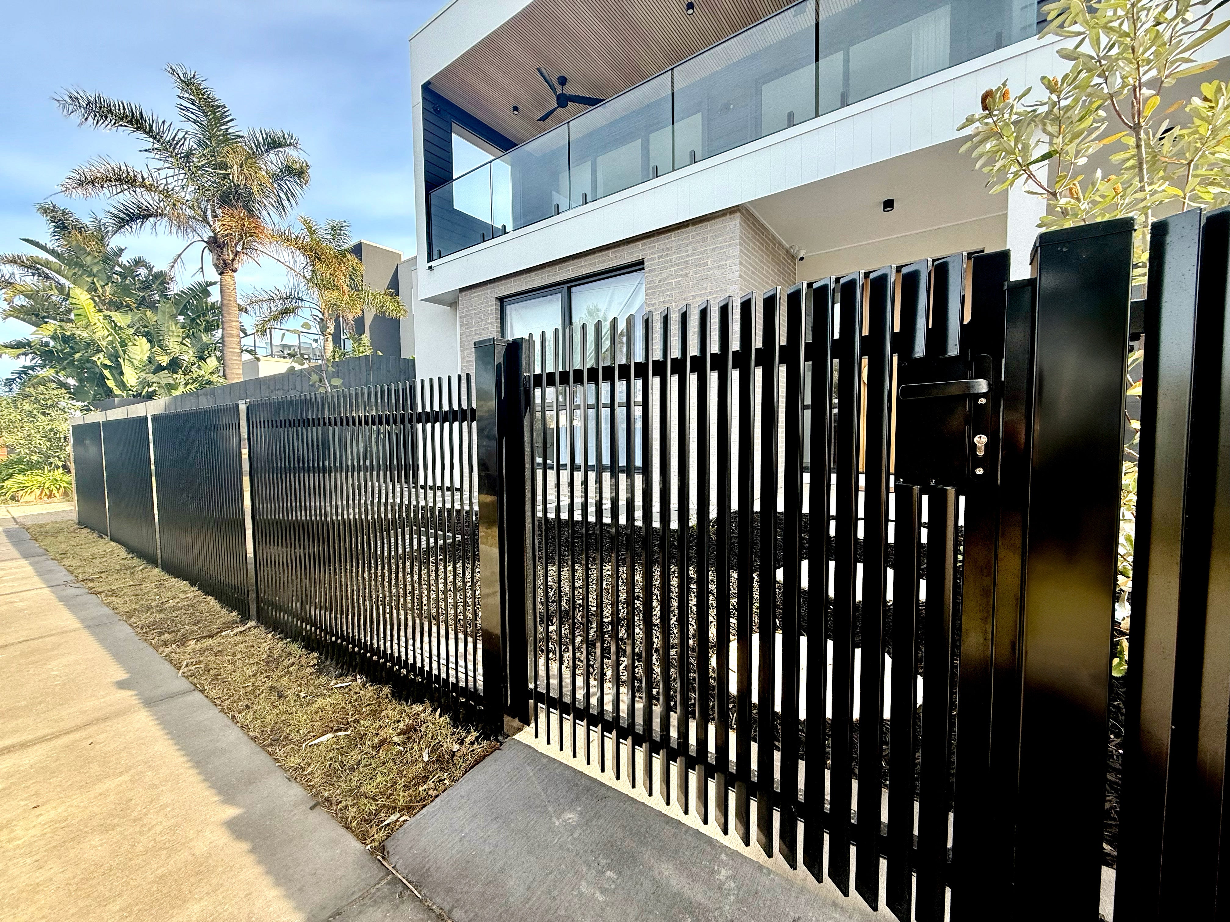 The Angled Blade Pedestrian Gate