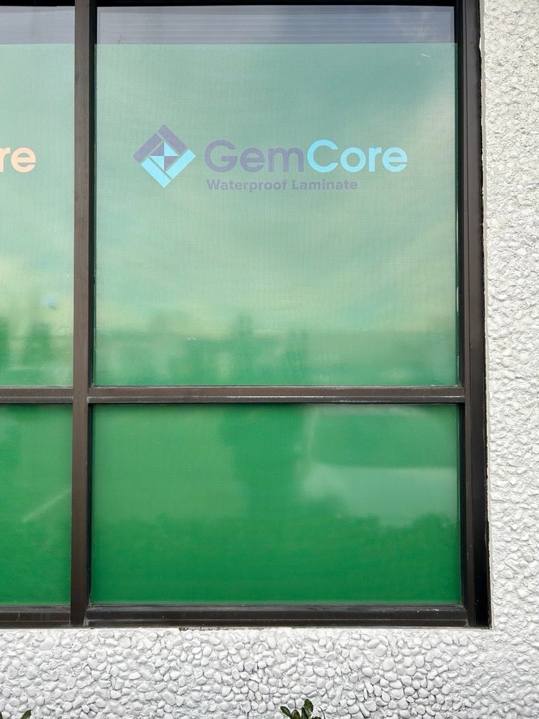 Custom Perforated Window Graphics for Retail Windows - Galleher, Tukwila, WA