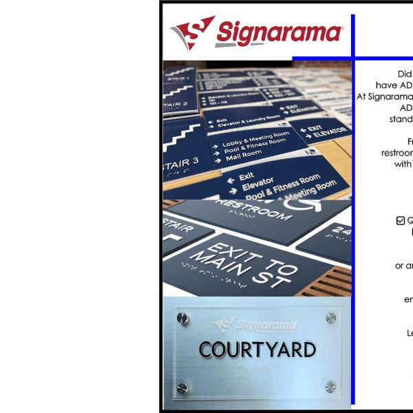 ADA compliant email blast