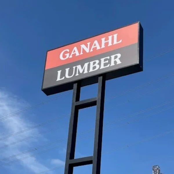 Ganahl Lumber Light box