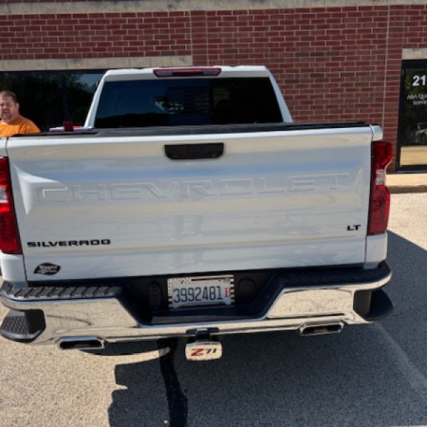 Nicholas James Construction Before Rear Truck Graphics