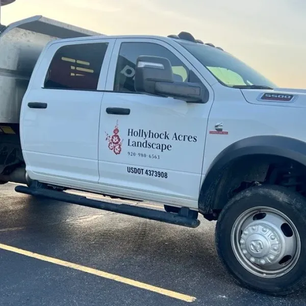Vehicle Wrap for Hollyhock Acres Landscape