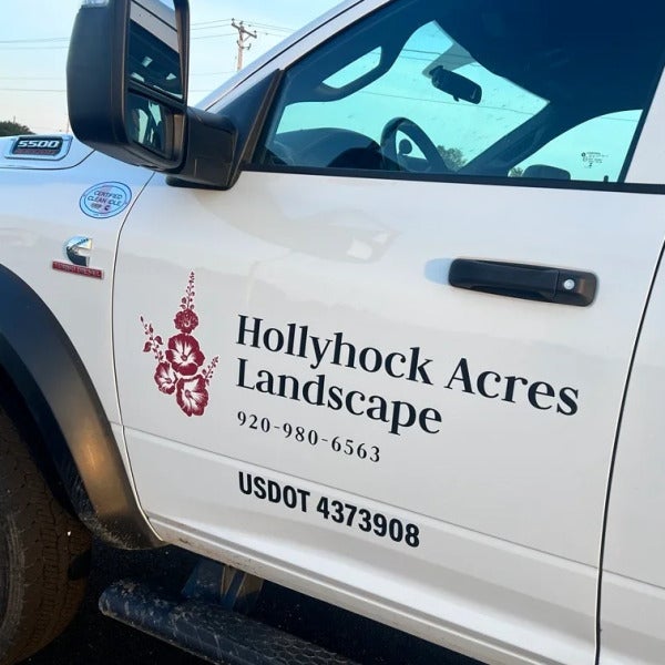 Vehicle Wrap - Hollyhock Acres Landscape