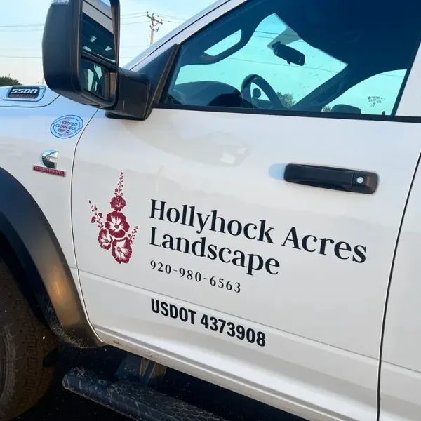 Vehicle Wrap - Hollyhock Acres Landscape