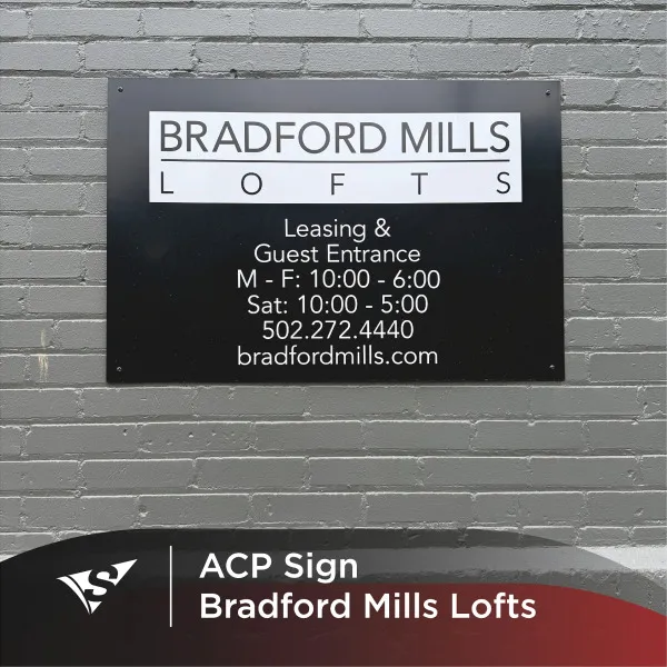 Bradford Mills ACP Sign