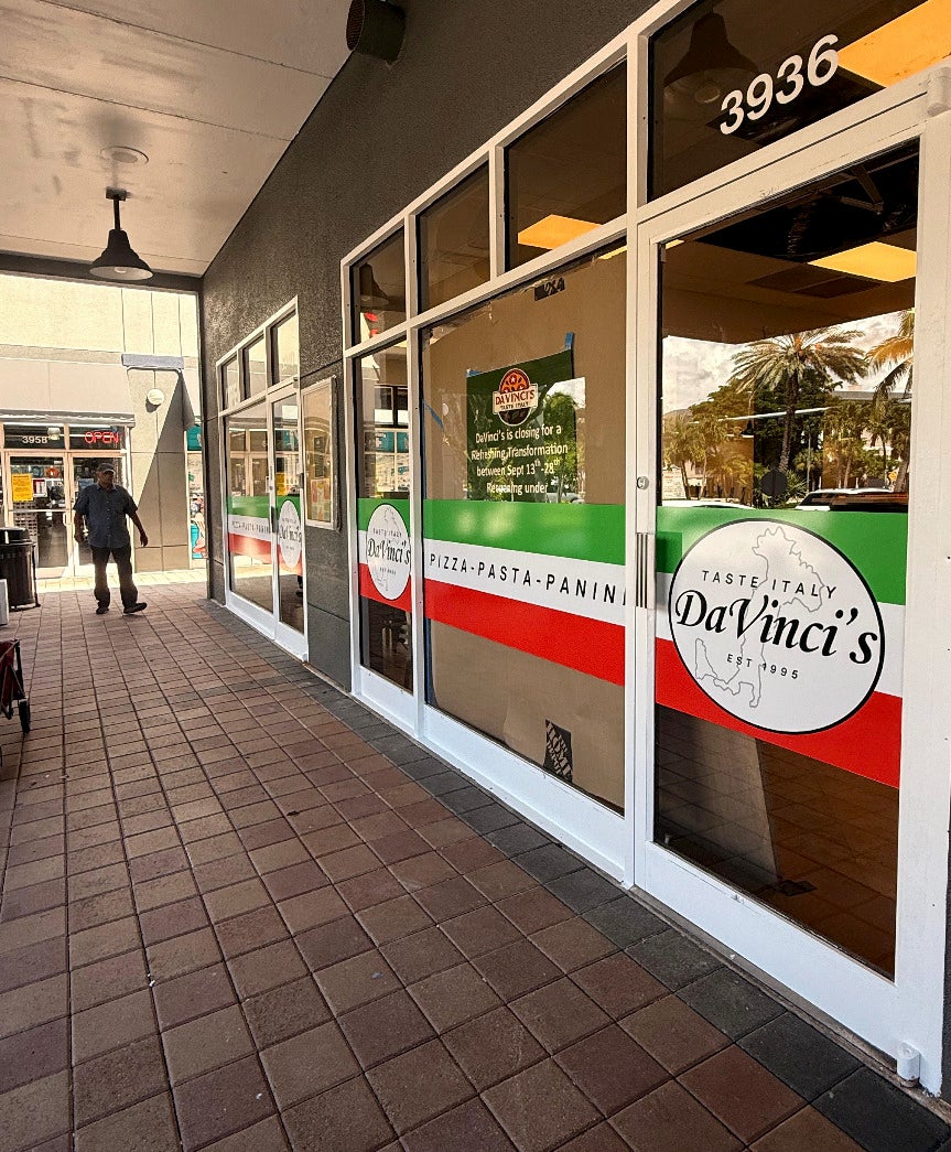 Window Vinyl Brings Italian Flair to Fort Lauderdale’s Favorite Pizza Spot