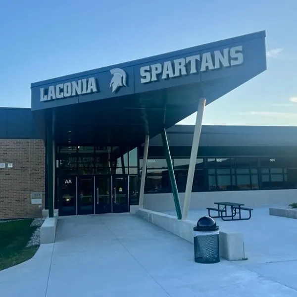Laconia Exterior Sign