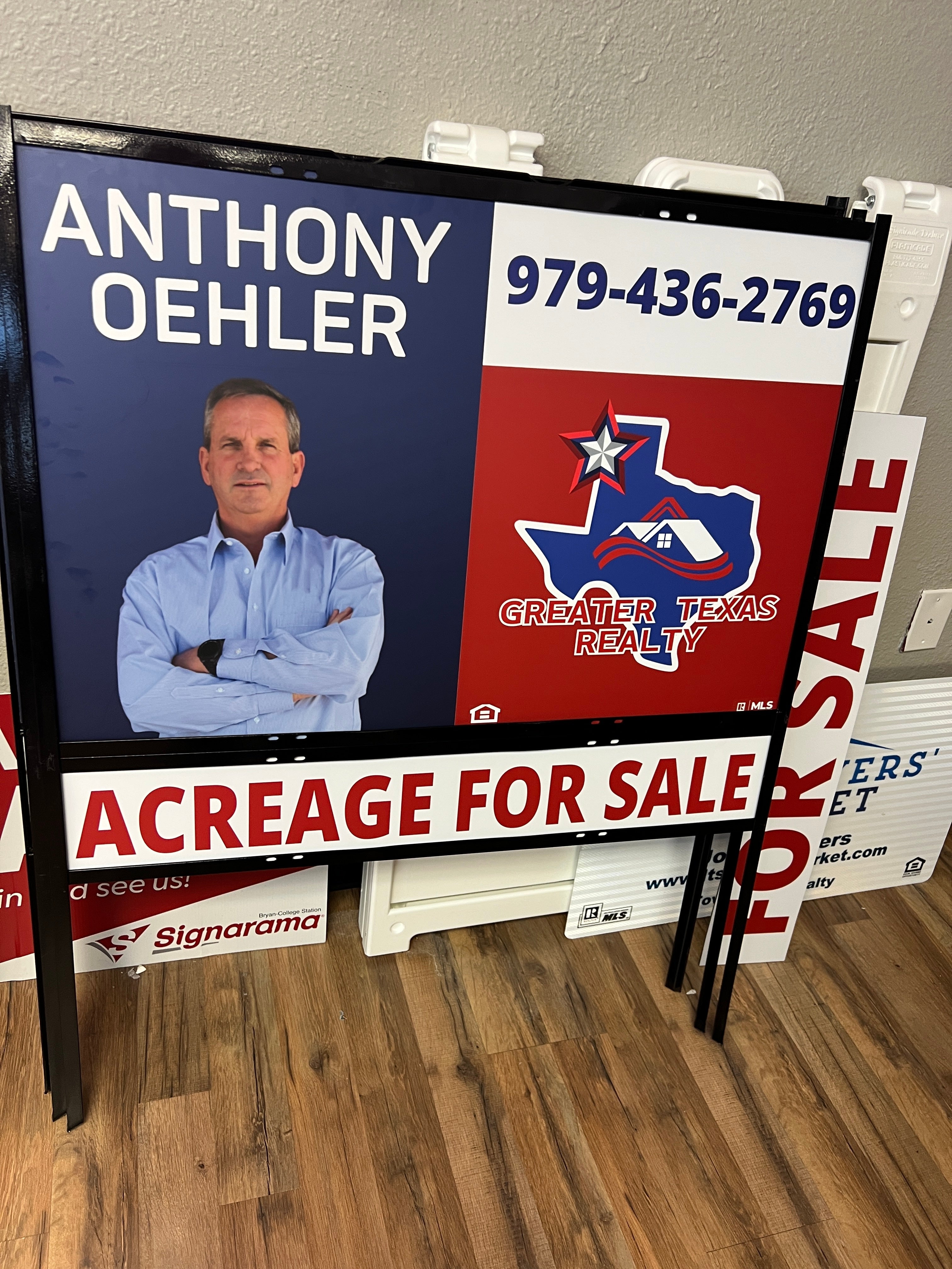 Greater Texas Realty Real Estate Signs