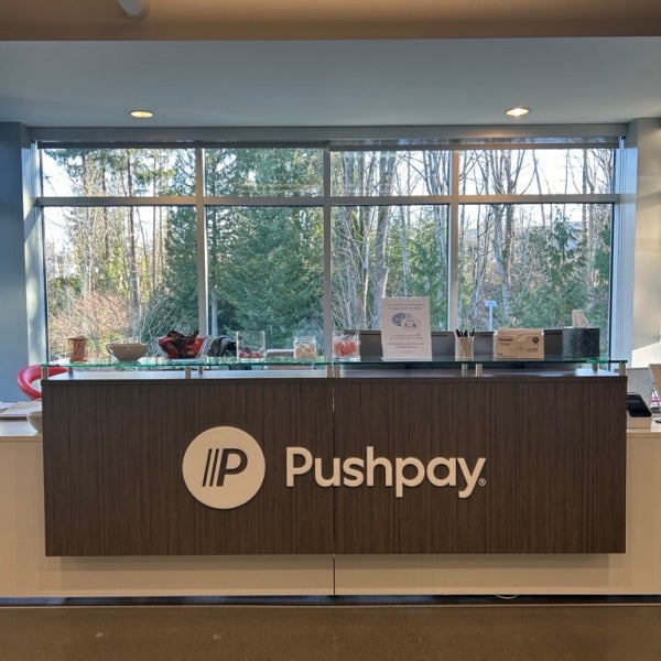 First Impressions Matter: Why Your Lobby Signage Defines Your Brand - Pushpay, Redmond, WA
