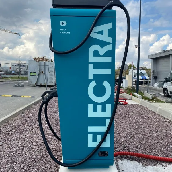 Décoration en adhésif borne électrique
