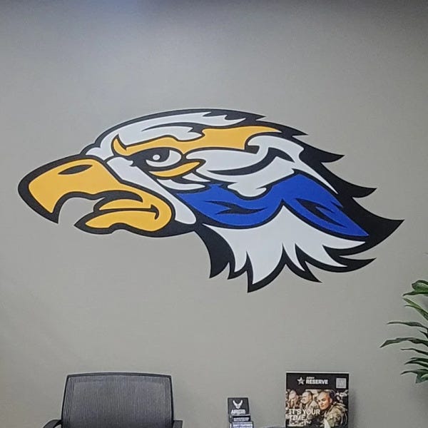 Mascot: Warhawk logo
