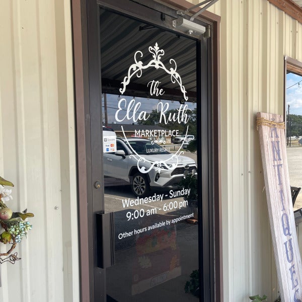 Door graphics for Ella Ruth