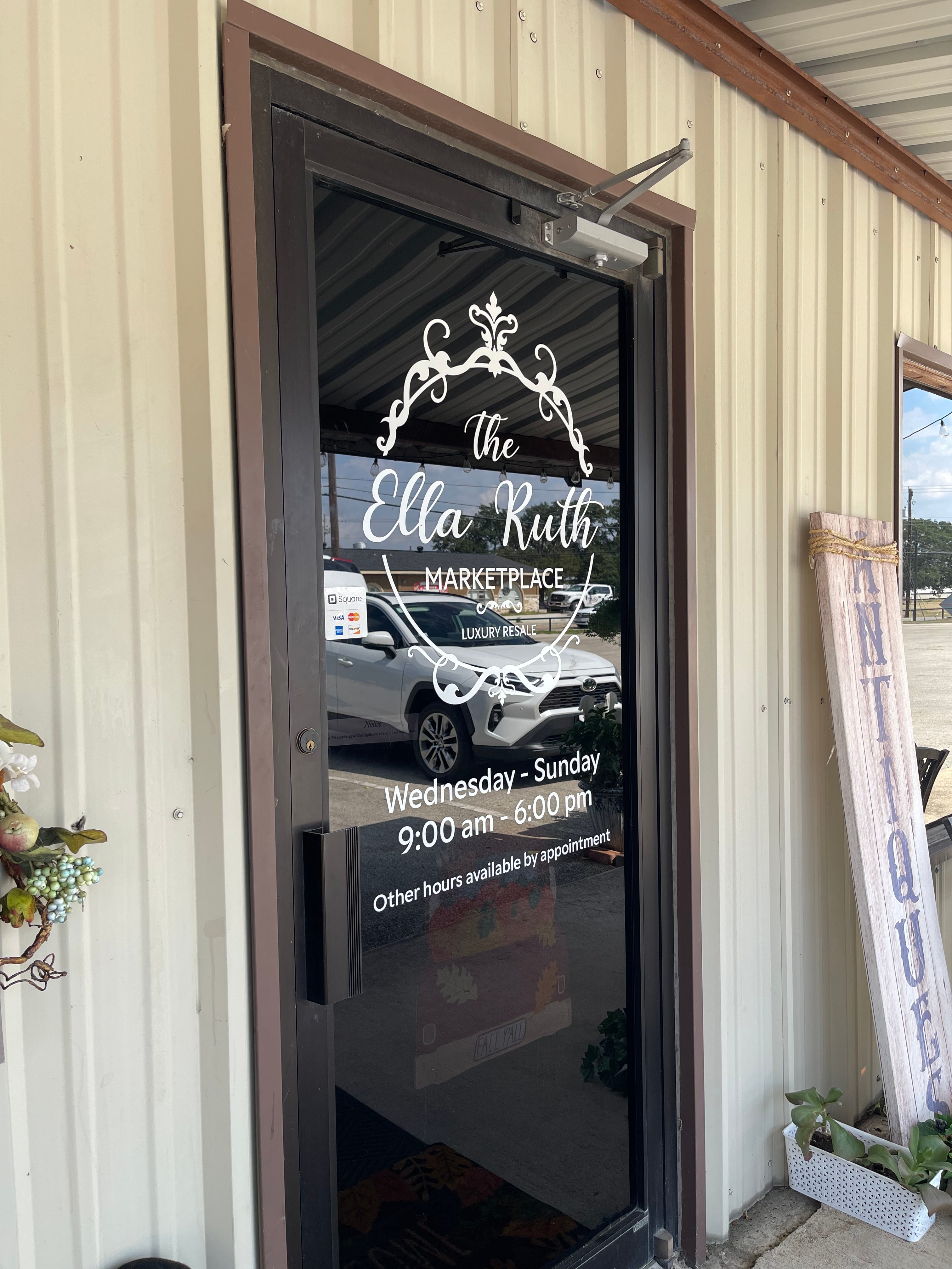 Door graphics for Ella Ruth