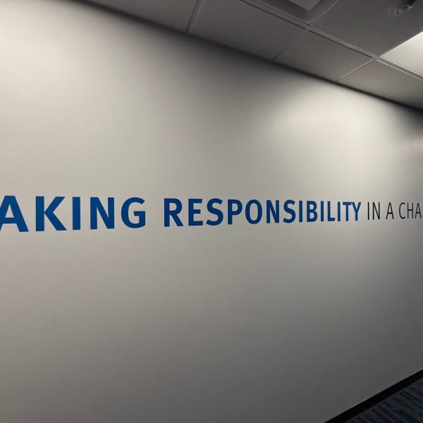Custom Acrylic Lobby Sign & Vinyl Lettering for Rheinmetall USA in Tysons Corner