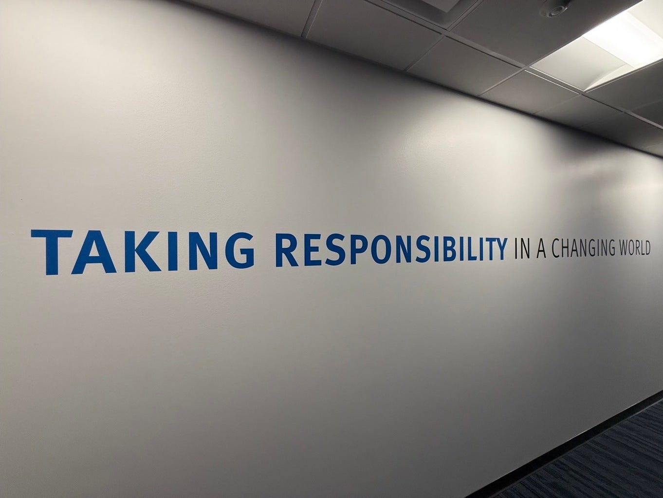 Custom Acrylic Lobby Sign & Vinyl Lettering for Rheinmetall USA in Tysons Corner