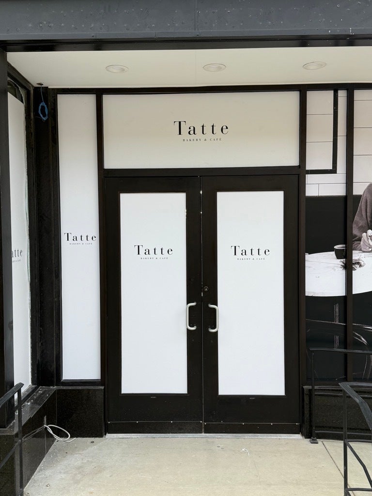 Construction Vinyl Graphics for Tatte Bakery & Café Coming Soon to Adams Morgan