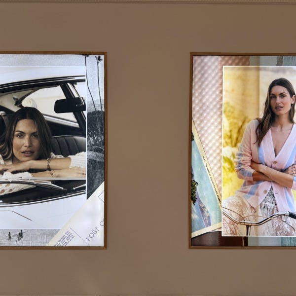 Custom Fabric Lightbox Covers for Gorjana Jewelry Store at Tysons Corner Center