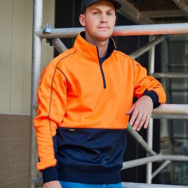 Custom Hi Vis Fleece 1/4 Zip Pullover