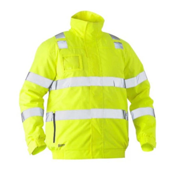 Custom TAPED HI VIS WET WEATHER BOMBER JACKET