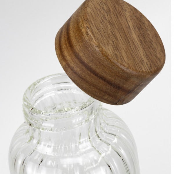 Custom Keepsake Linear Glass Drink Bottle