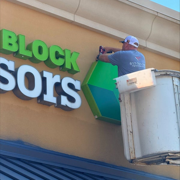 Sign Repairs done by Signarama North Fort Worth/Keller