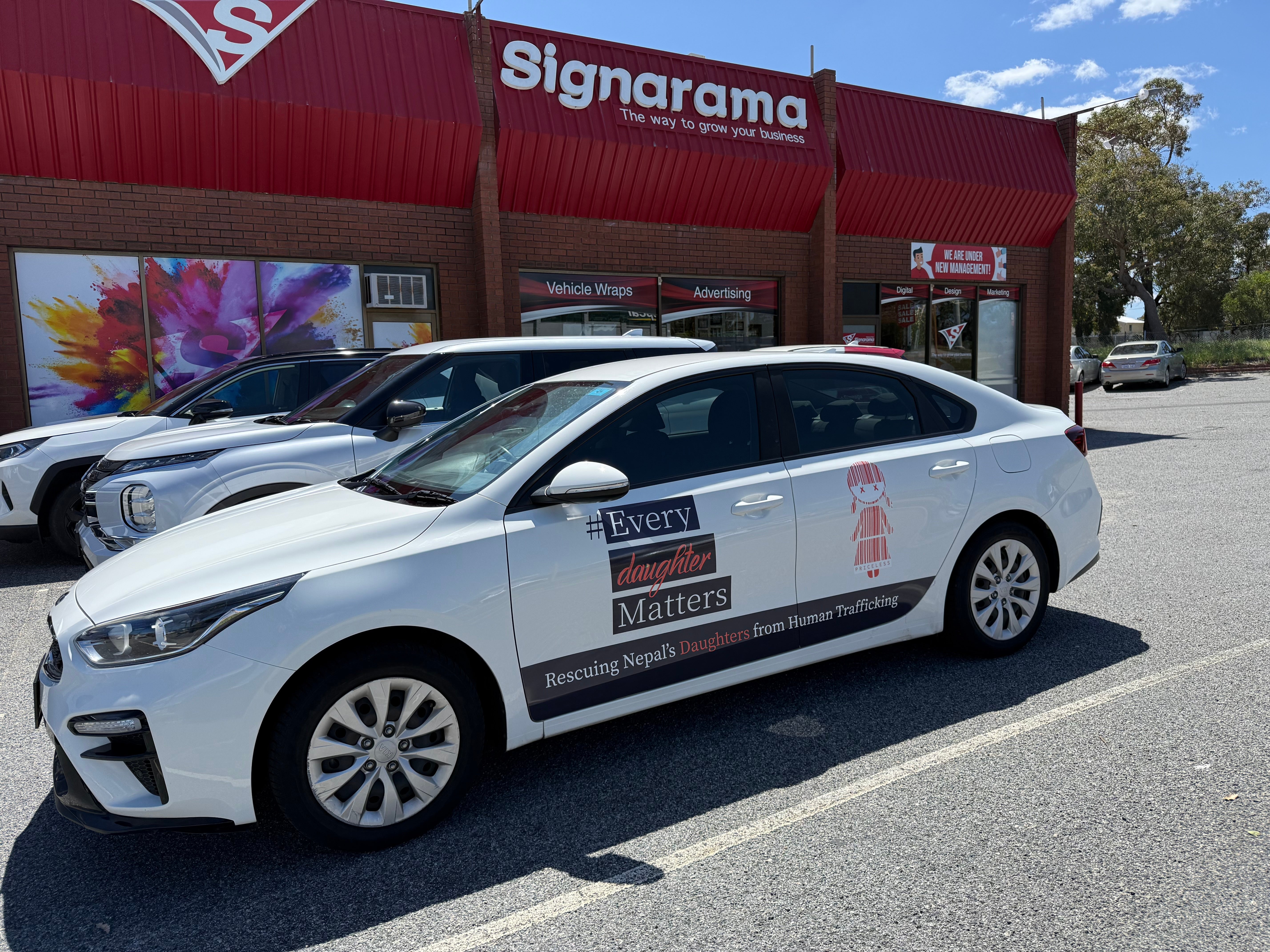 Every Daughter Matters – Spreading a Powerful Message with Custom Vehicle Signage