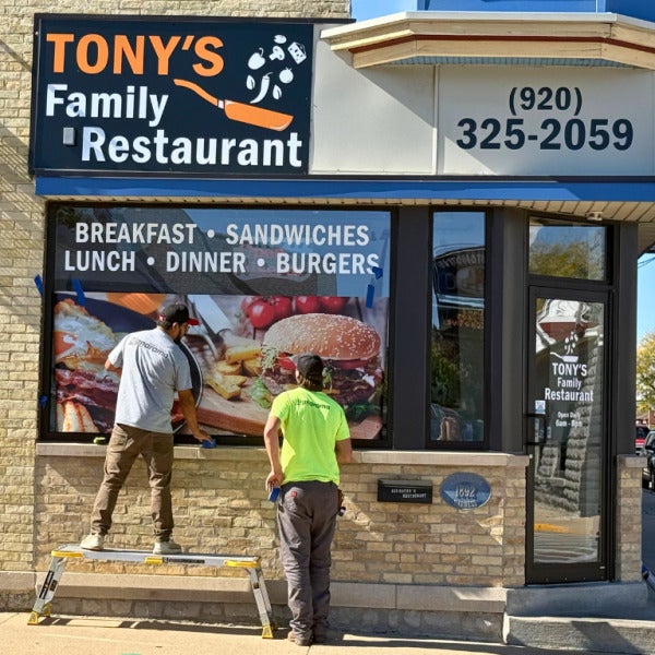 Window Graphic: Tony's 1