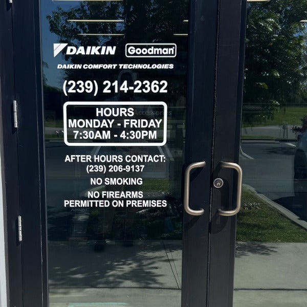 Daikin Window Vinyl