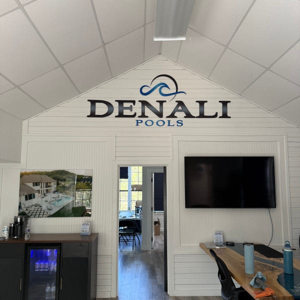 Denali Pools_Lobby Sign