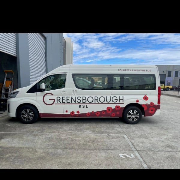 Courtesy Bus Graphics - Greensborough RSL Sub Branch Inc