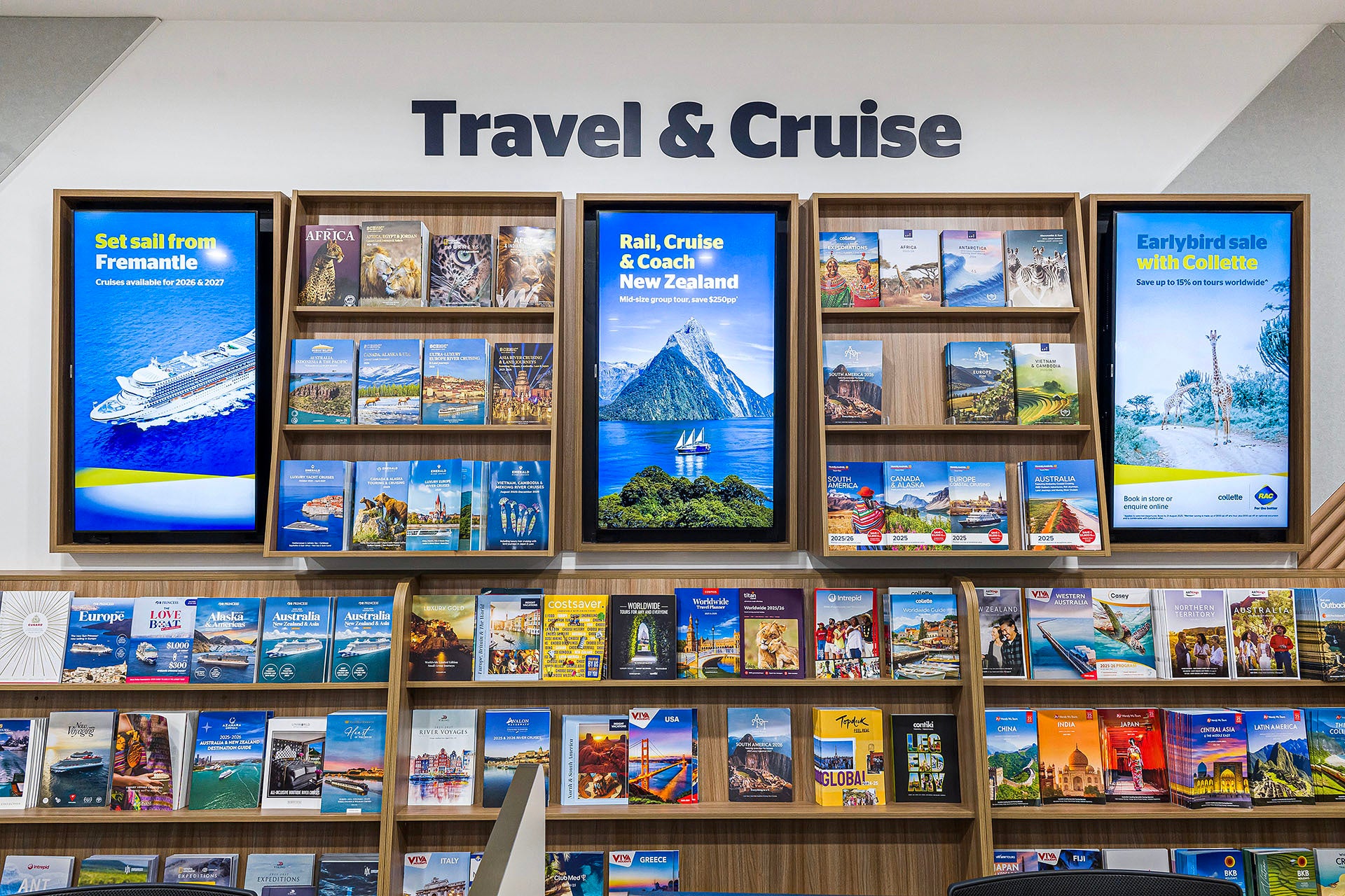 Transforming Travel: Stunning New RAC Travel Signage at Lakeside Joondalup