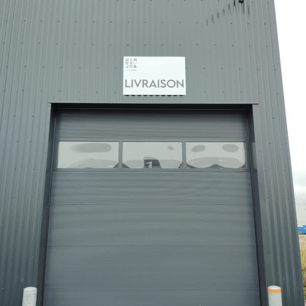 Panneau de livraison sur-mesure