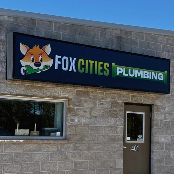 Exterior Signage: Fox Cities Plumbing