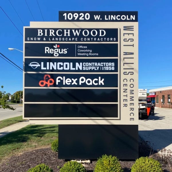 Monument Sign: West Allis