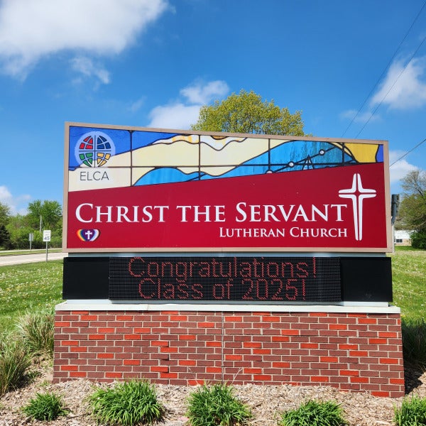 Christ the Servant Lutheran Church Monument Sign